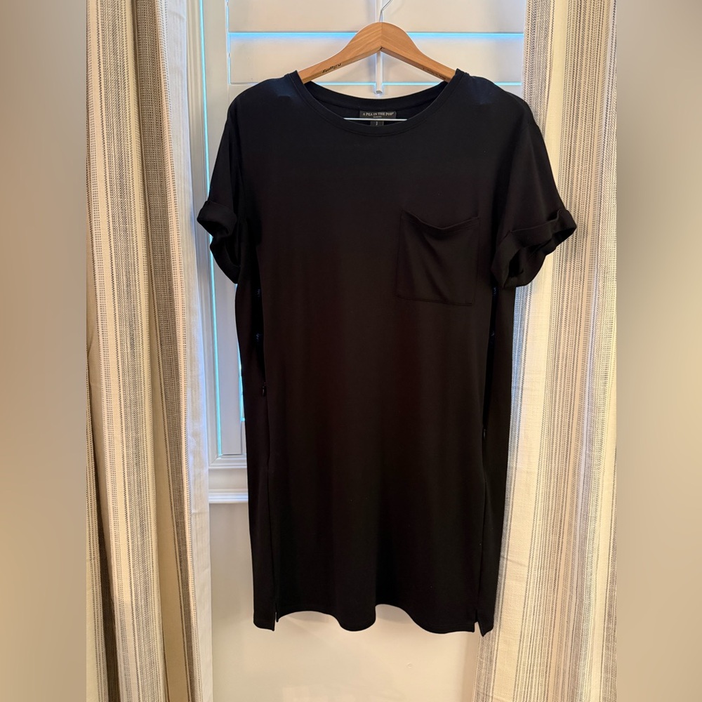 A Pea in the Pod Before and After Nursing T-Shirt Dress
